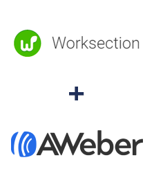 Integration of Worksection and AWeber