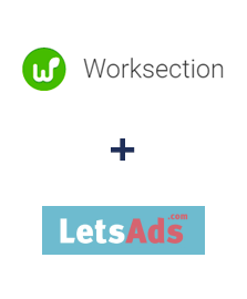 Integration of Worksection and LetsAds