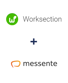 Integration of Worksection and Messente