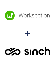 Integration of Worksection and Sinch