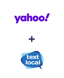 Integration of Yahoo! and Textlocal