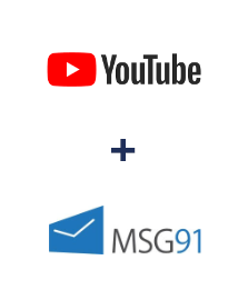 Integration of YouTube and MSG91