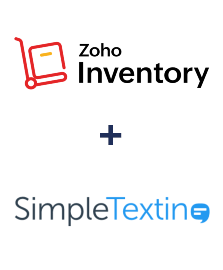 Integration of Zoho Inventory and SimpleTexting