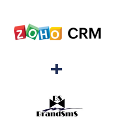 Integration of Zoho CRM and BrandSMS 