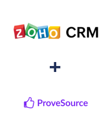 Integration of Zoho CRM and ProveSource