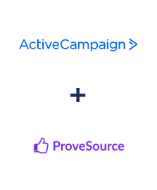 Integración de ActiveCampaign y ProveSource