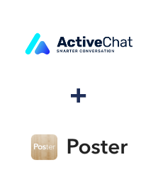 Integración de ActiveChat y Poster