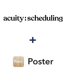 Integración de Acuity Scheduling y Poster