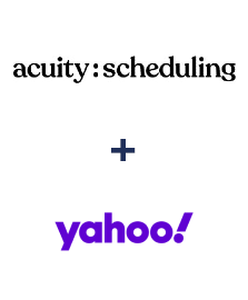 Integración de Acuity Scheduling y Yahoo!