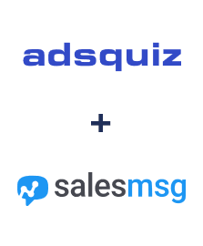 Integración de ADSQuiz y Salesmsg
