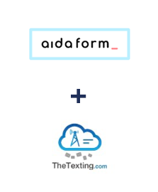 Integración de AidaForm y TheTexting