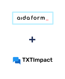 Integración de AidaForm y TXTImpact