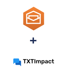 Integración de Amazon Workmail y TXTImpact