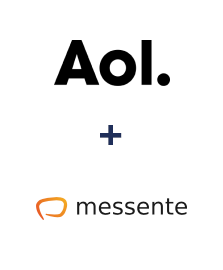Integración de AOL y Messente