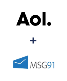 Integración de AOL y MSG91