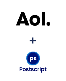 Integración de AOL y Postscript