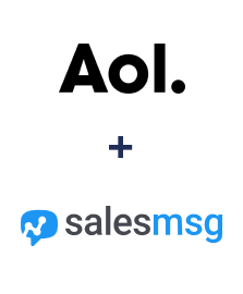 Integración de AOL y Salesmsg