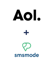 Integración de AOL y Smsmode