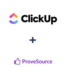 Integración de ClickUp y ProveSource