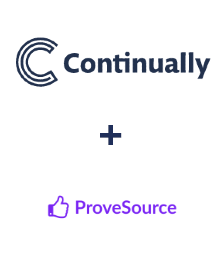 Integración de Continually y ProveSource