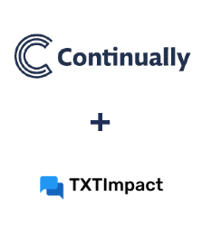 Integración de Continually y TXTImpact