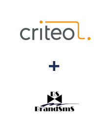 Integración de Criteo y BrandSMS 