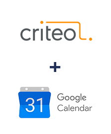 Integración de Criteo y Google Calendar