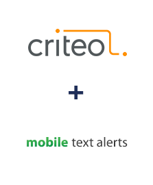 Integración de Criteo y Mobile Text Alerts