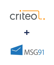 Integración de Criteo y MSG91
