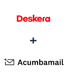 Integración de Deskera CRM y Acumbamail