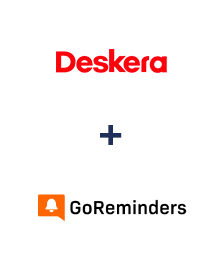 Integración de Deskera CRM y GoReminders