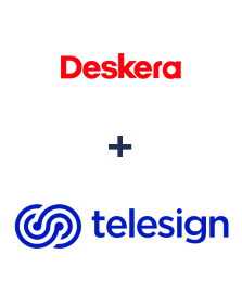 Integración de Deskera CRM y Telesign