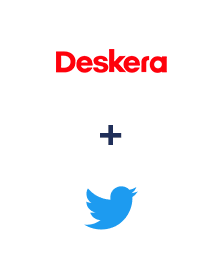 Integración de Deskera CRM y Twitter