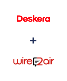 Integración de Deskera CRM y Wire2Air