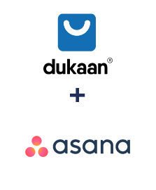 Integración de Dukaan y Asana
