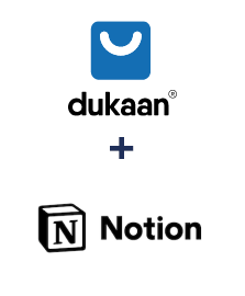 Integración de Dukaan y Notion
