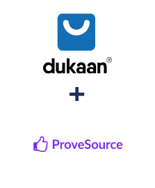 Integración de Dukaan y ProveSource