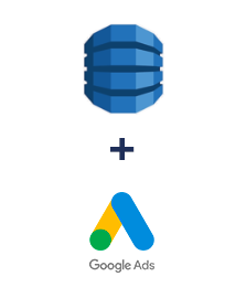 Integración de Amazon DynamoDB y Google Ads