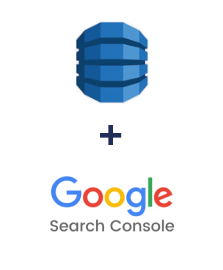 Integración de Amazon DynamoDB y Google Search Console