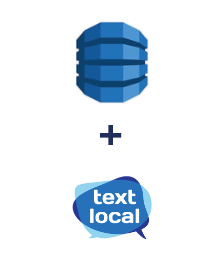 Integración de Amazon DynamoDB y Textlocal