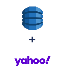 Integración de Amazon DynamoDB y Yahoo!