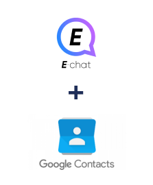 Integración de E-chat y Google Contacts