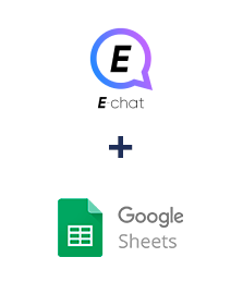 Integración de E-chat y Google Sheets