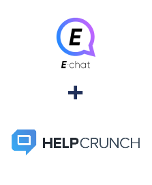 Integración de E-chat y HelpCrunch