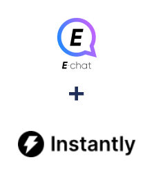 Integración de E-chat y Instantly