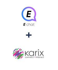 Integración de E-chat y Karix
