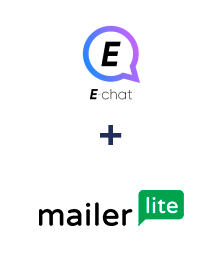 Integración de E-chat y MailerLite
