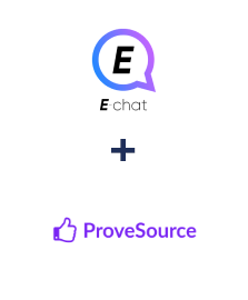 Integración de E-chat y ProveSource