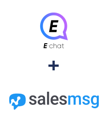 Integración de E-chat y Salesmsg