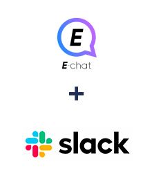Integración de E-chat y Slack